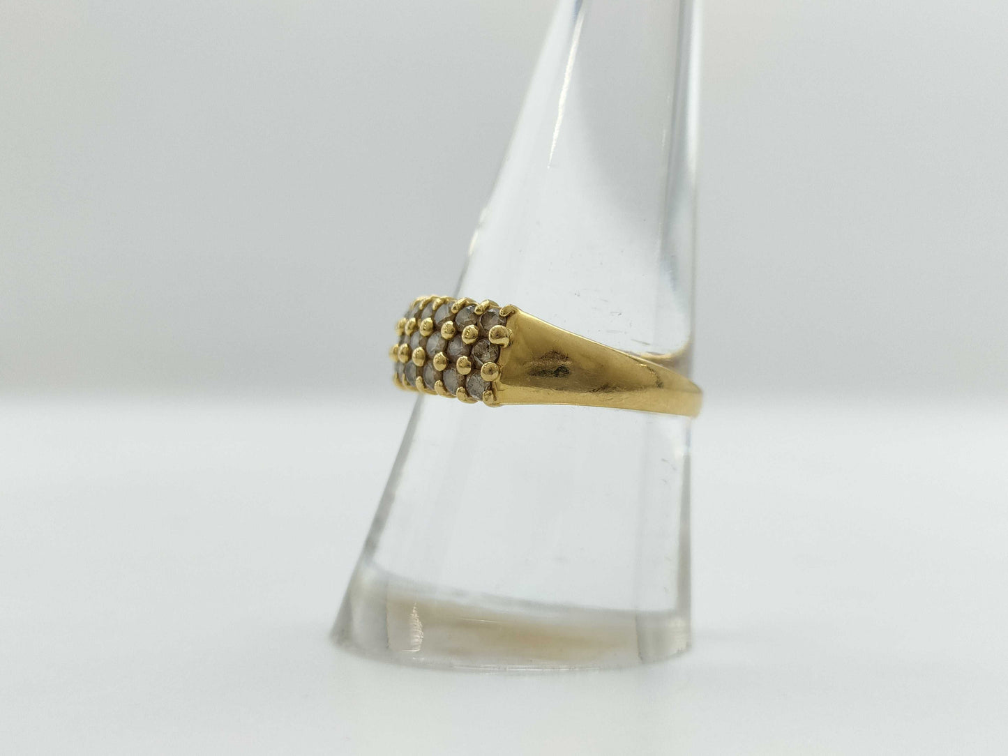 D1.00ct K18 3.7g Ring