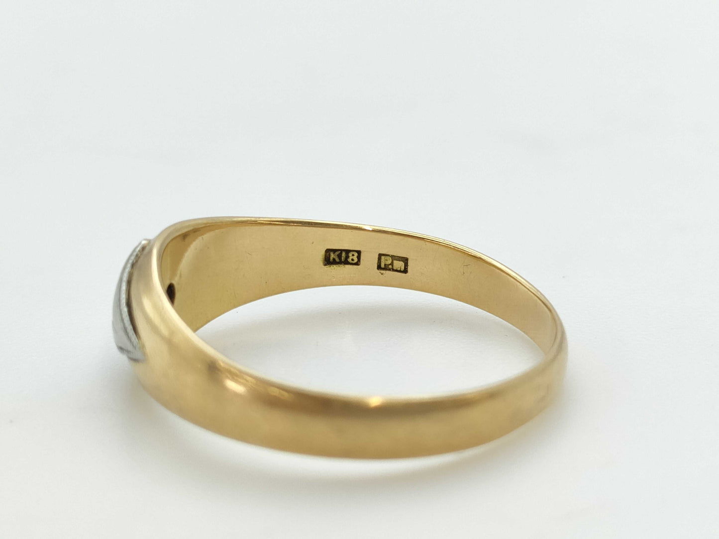 Diamond K18/Pm 3.2g Ring