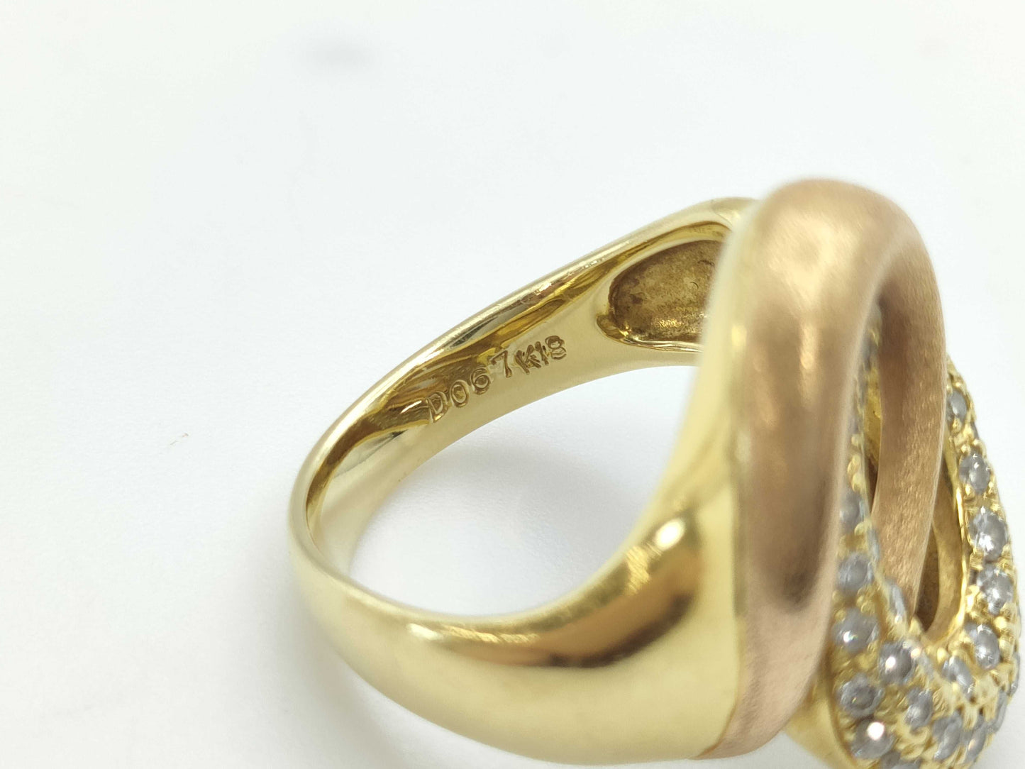 D0.67ct K18 7.8g Ring