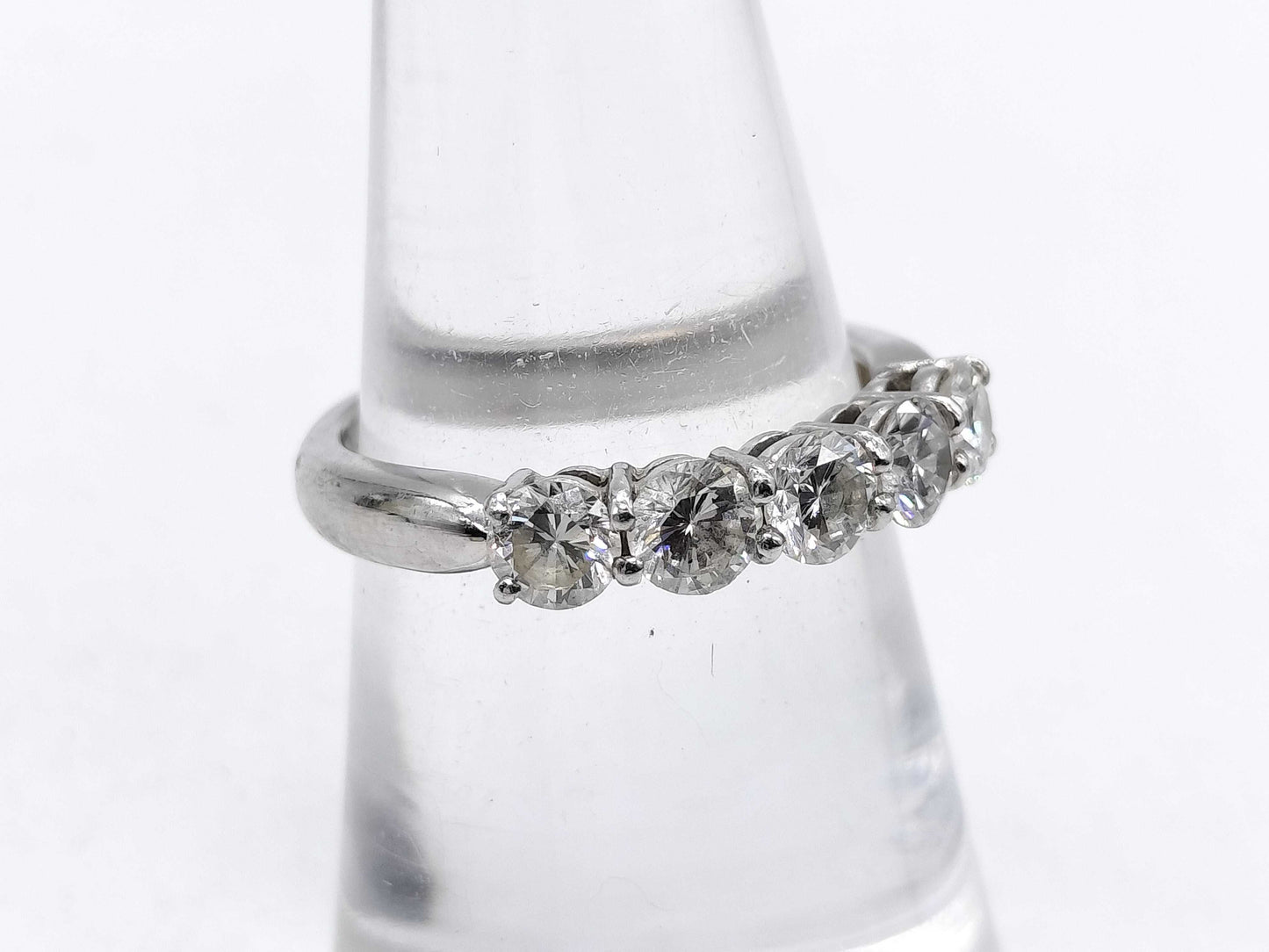 D1.00ct Pt900 4.6g Ring