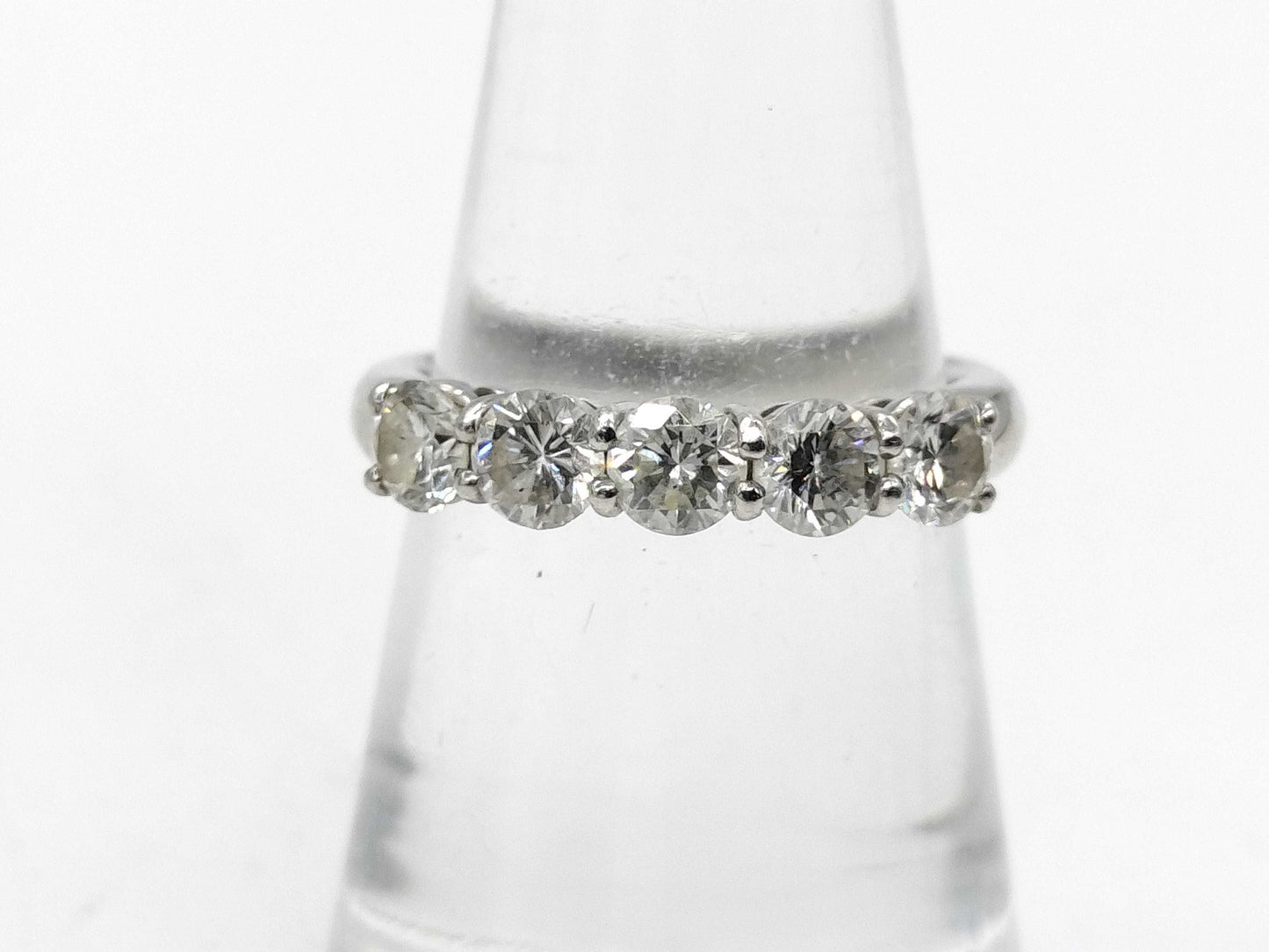 D1.00ct Pt900 4.6g Ring