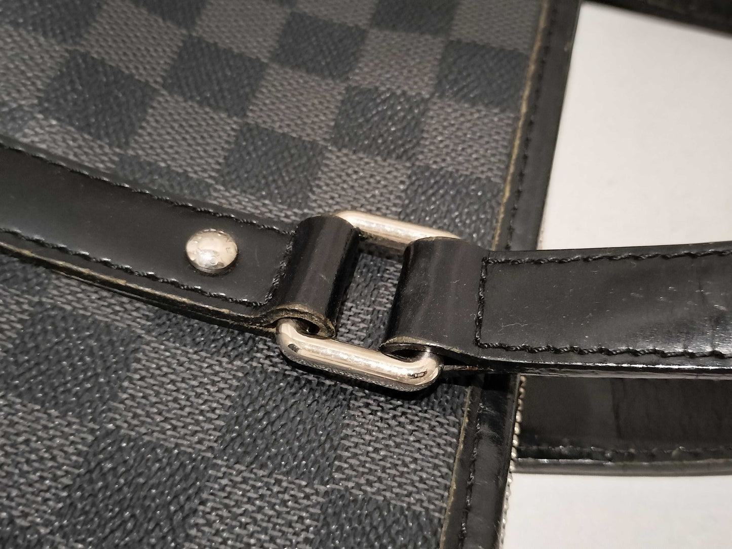 LOUIS VUITTON Damier Graphite Tadao Tote Bag