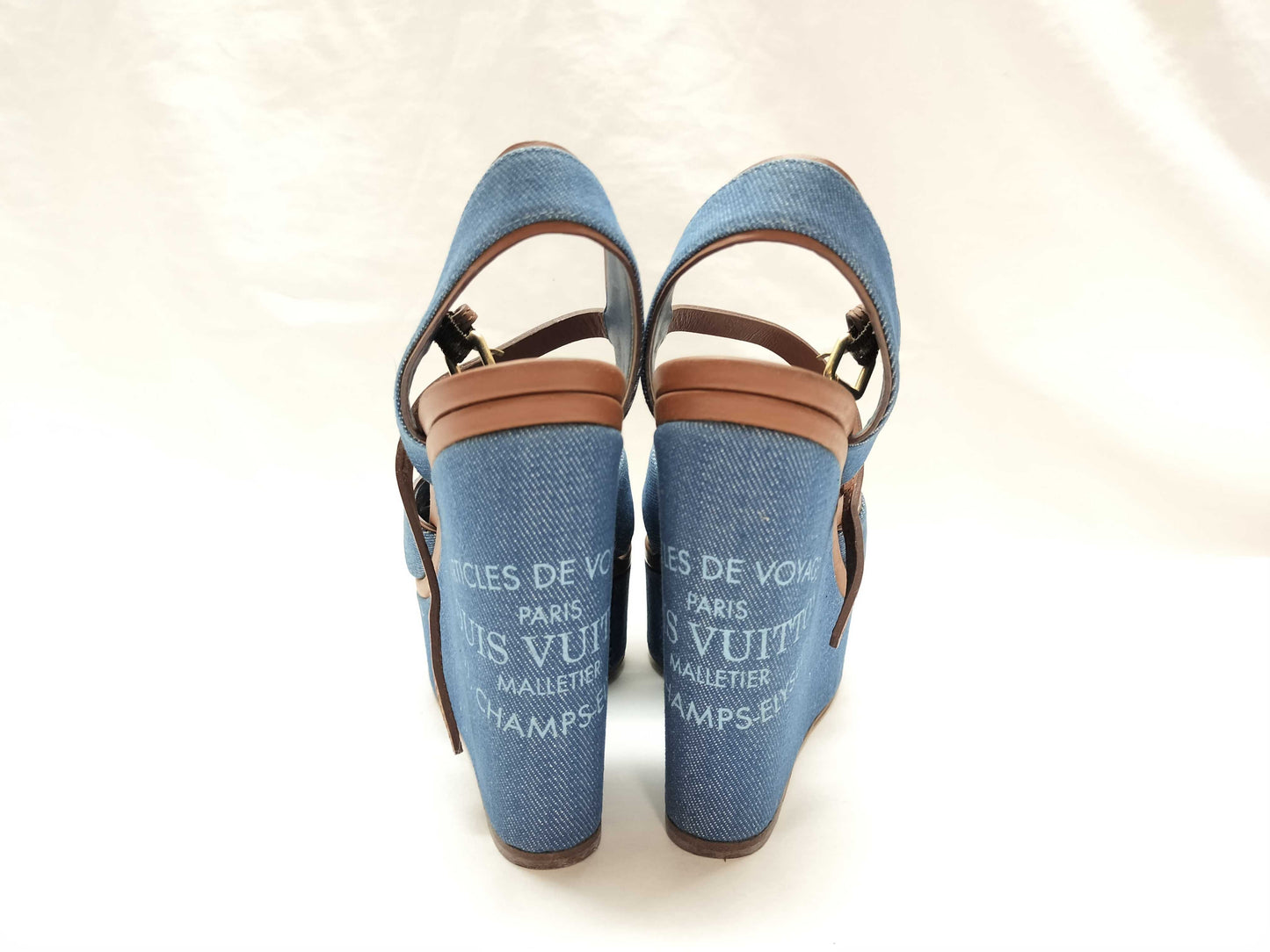 LOUIS VUITTON denim sandals sandals