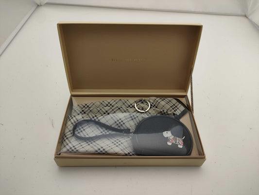 BURBERRY Coin Case Westy Terrier Scarf Set Coin Case