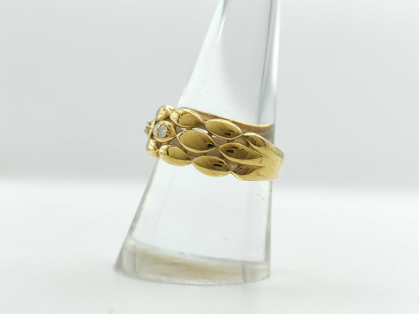 D0.12ct K18 5.4g Ring