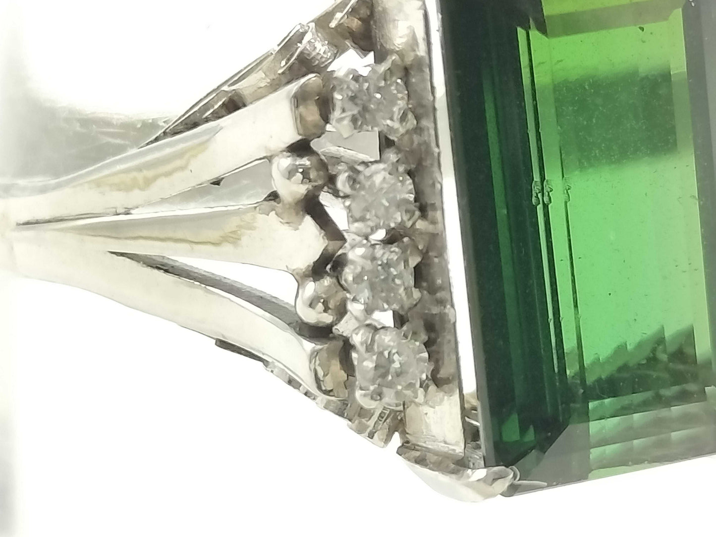 Tourmaline D0.12ct Pm900 6.8g Ring