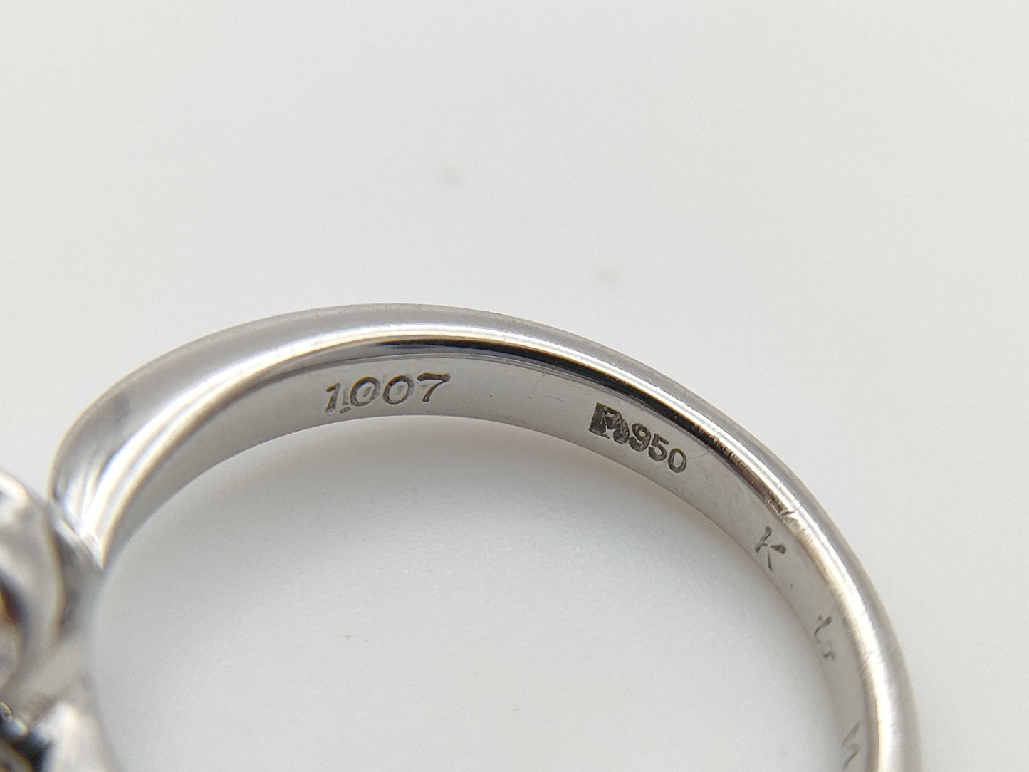 D1.007ct Pt950 5.9g Ring