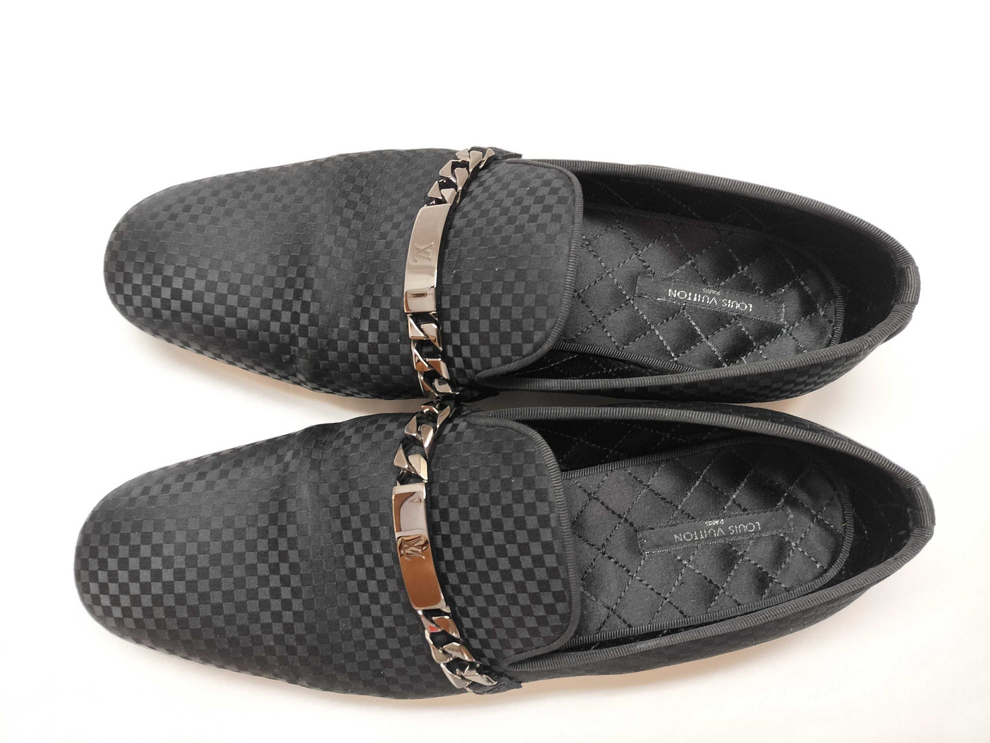 LOUIS VUITTON Damier LV size 7 business shoes