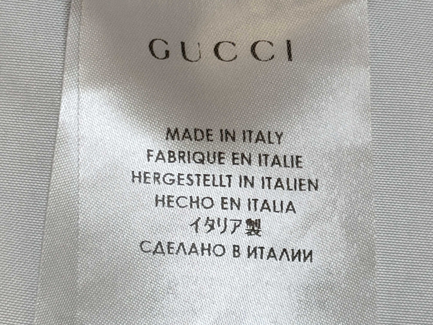 GUCCI Silk Shirt, All-Over Print Shirt