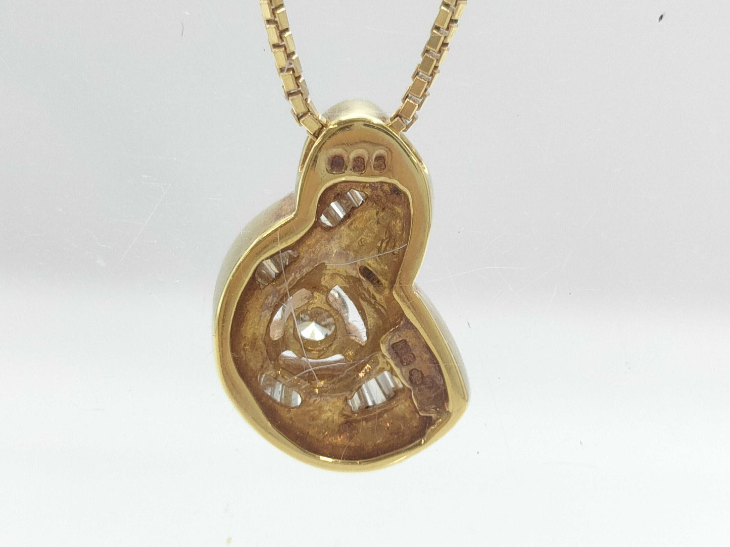 D0.33ct K18 6.5g Necklace