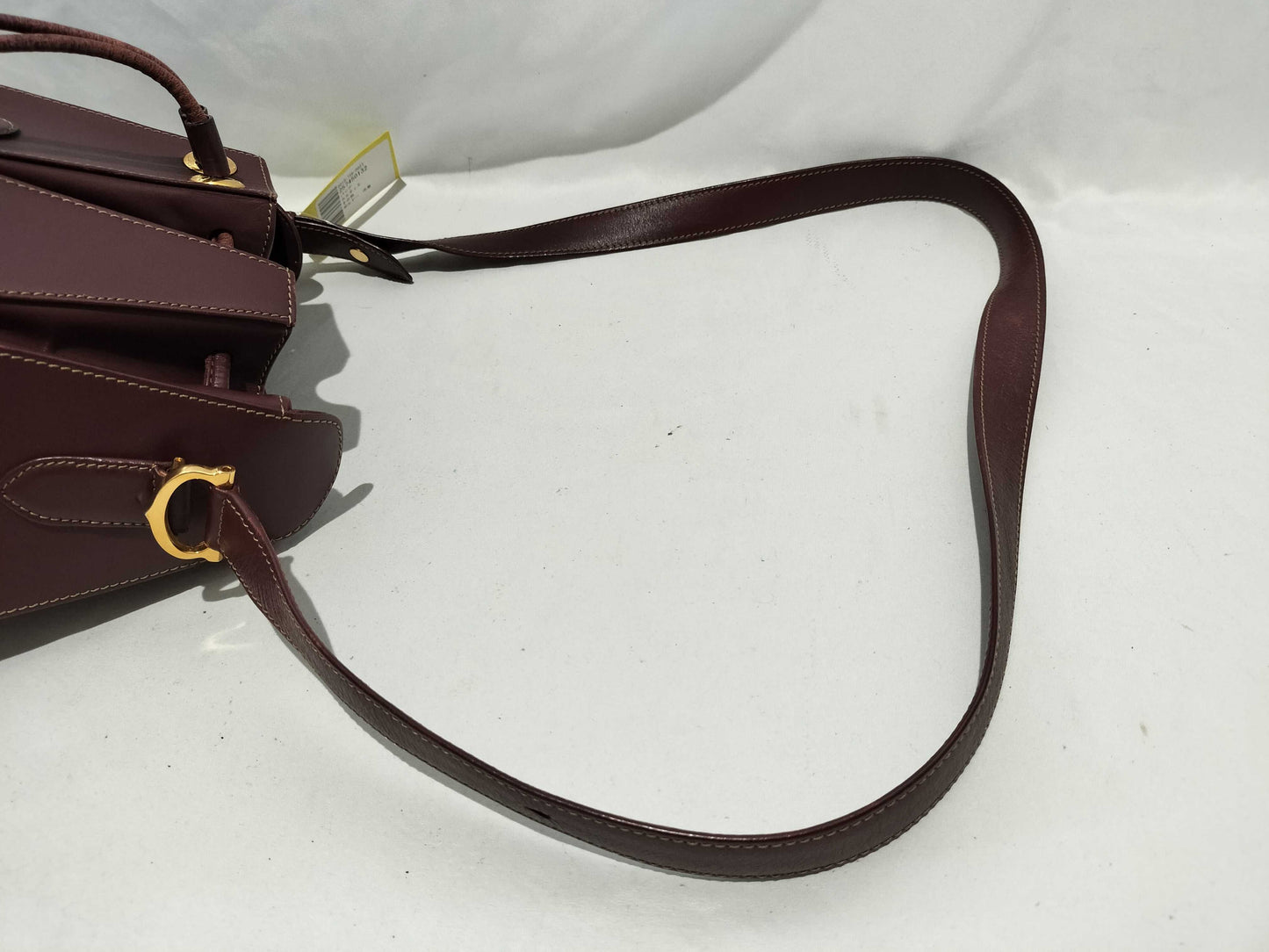 (10460_0121) Cartier Bordeaux Drawstring Shoulder Bag