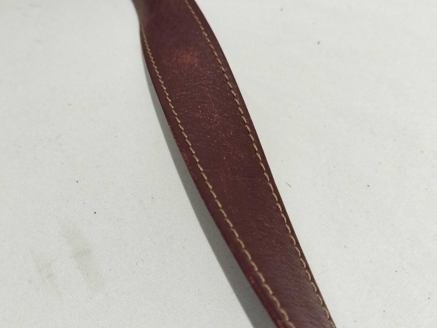 (10460_0121) Cartier Bordeaux Drawstring Shoulder Bag