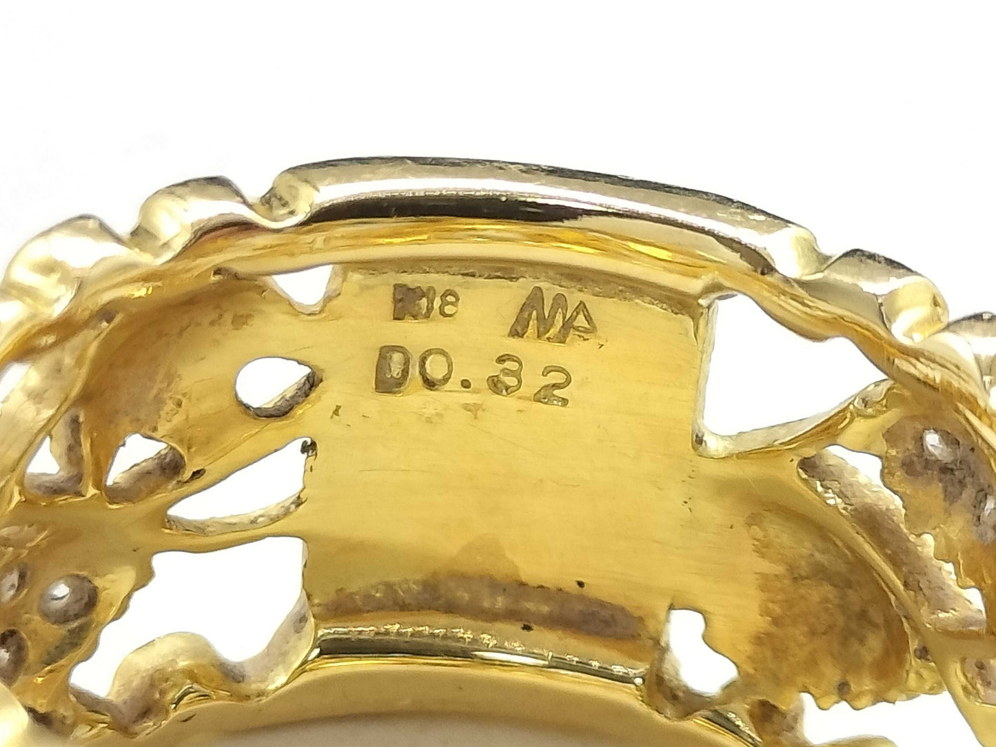 D0.32ct K18 5.9g Ring