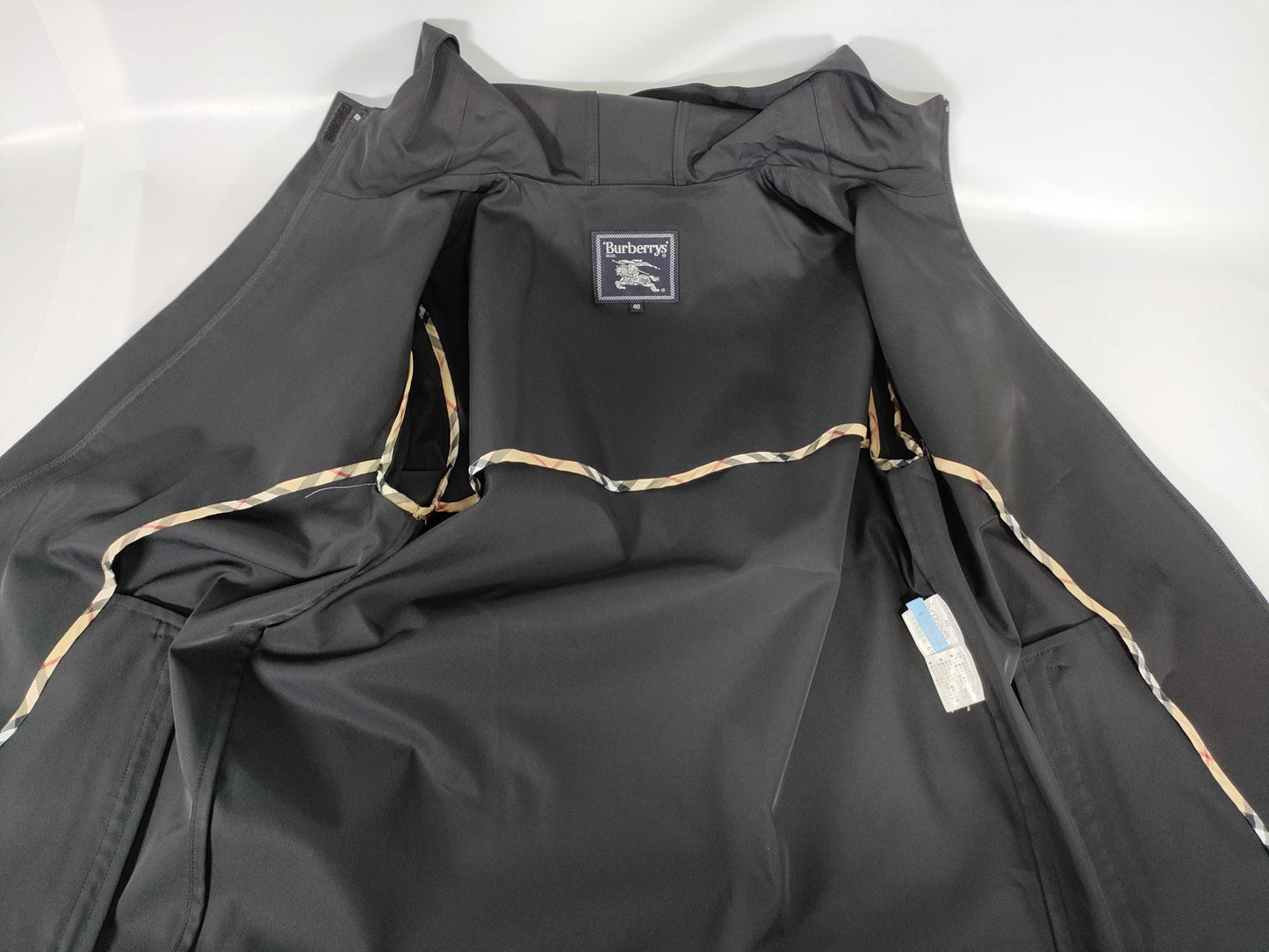 Burberrys Nylon Parka with Nova Check Lining