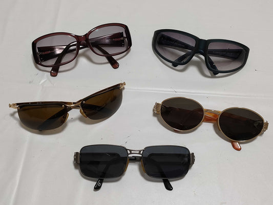 VERSACE Calvin Klein*2 Iceberg etc. Total of 5 sunglasses and glasses