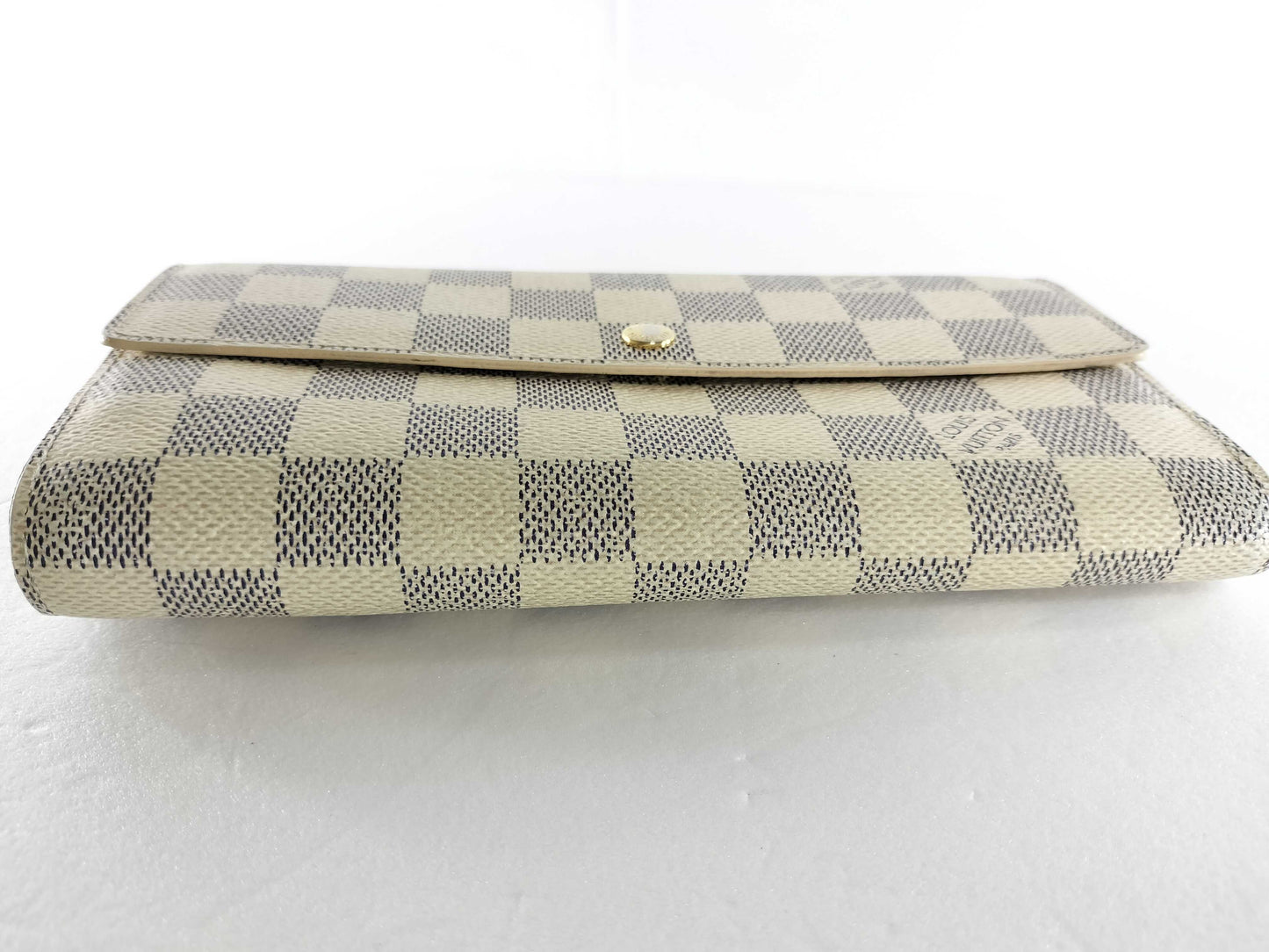 LOUIS VUITTON Damier Azur N61735 Portefeuille Sarah Wallet