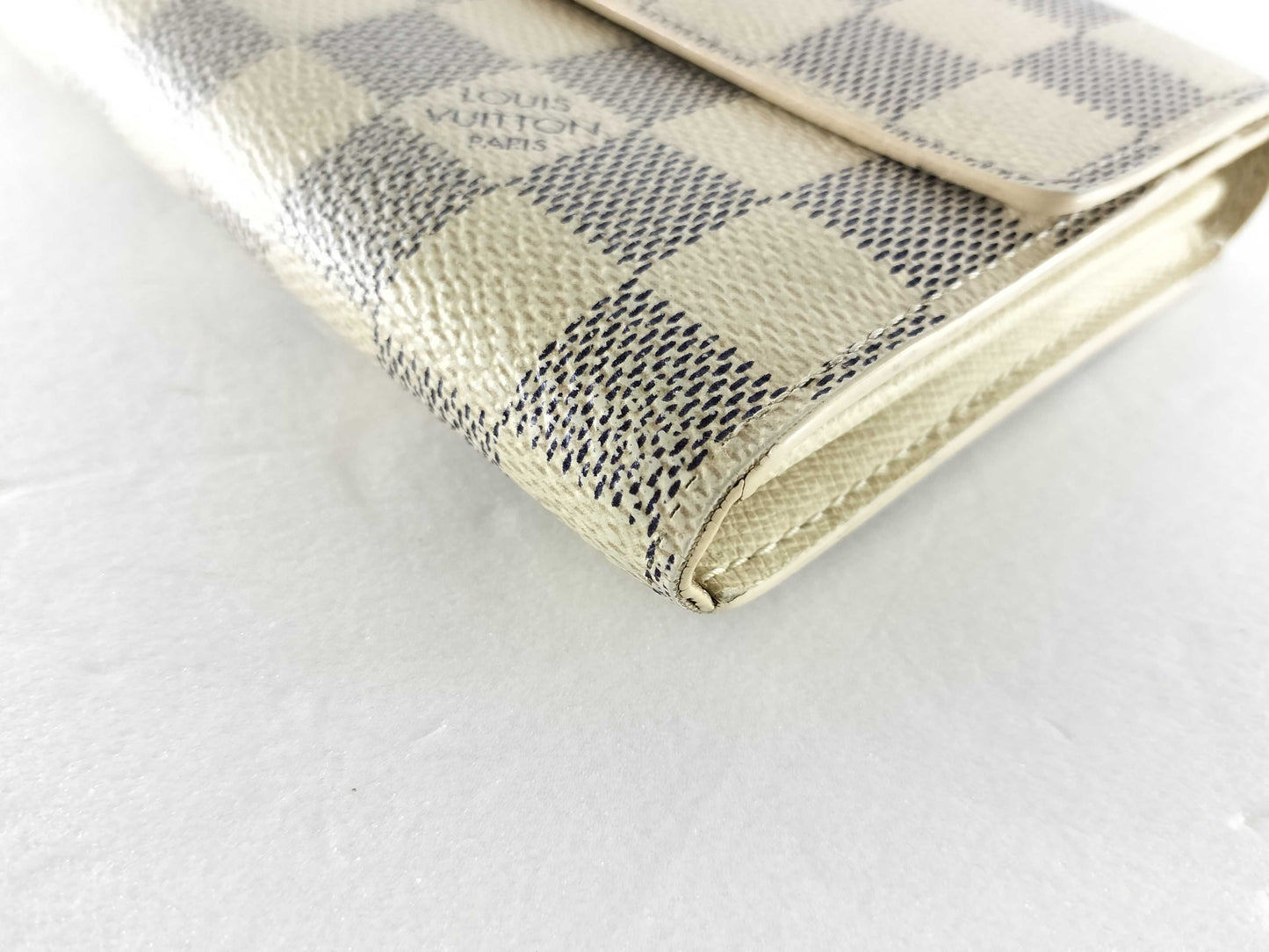 LOUIS VUITTON Damier Azur N61735 Portefeuille Sarah Wallet