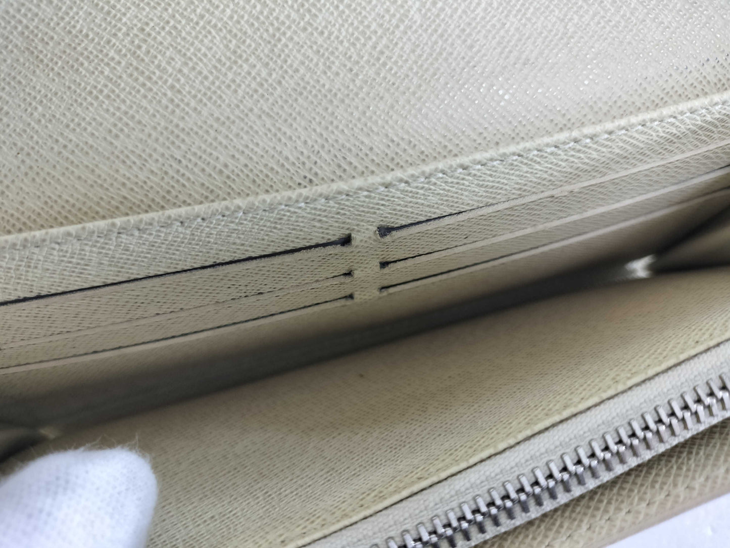 LOUIS VUITTON Damier Azur N61735 Portefeuille Sarah Wallet