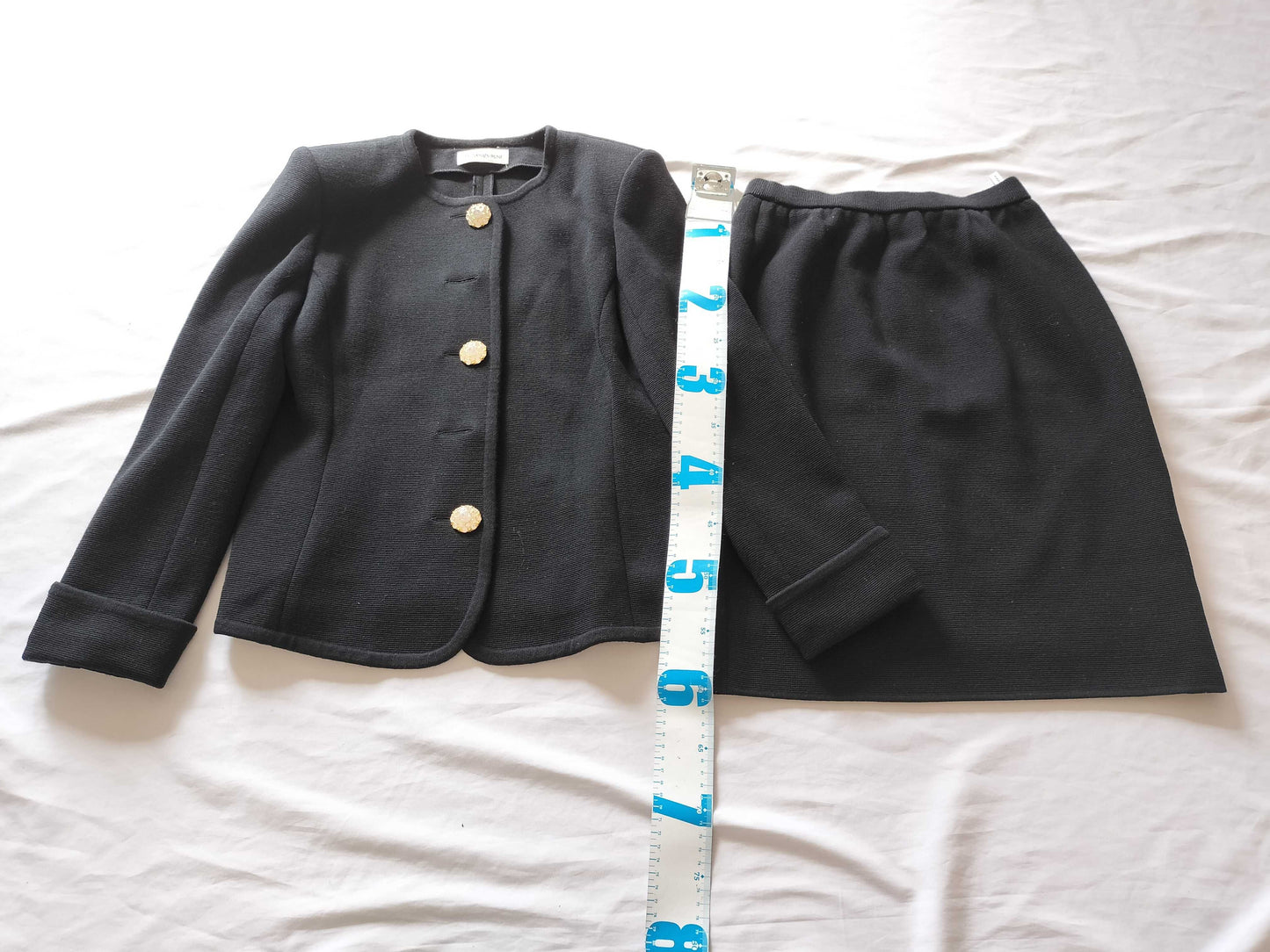 Yves Saint Laurent Women's Black Rhinestone Button Set Other Apparel