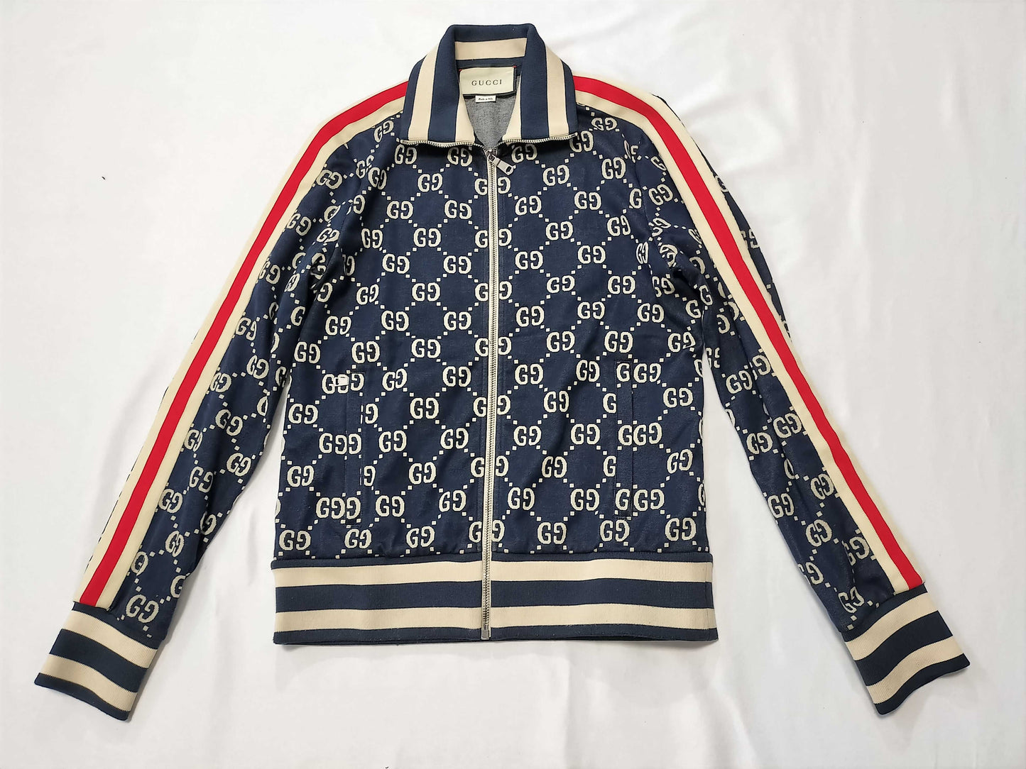 GUCCI Jacquard Track Jacket M Jacket