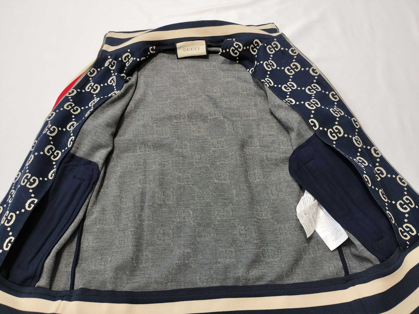 GUCCI Jacquard Track Jacket M Jacket