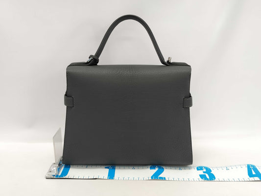 Delvaux MM/Gray Handbag