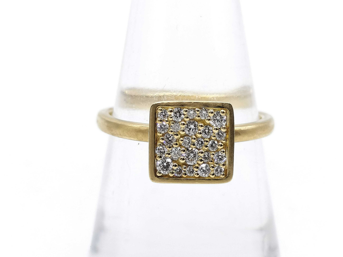 D0.17ct K18 3.5g Ring