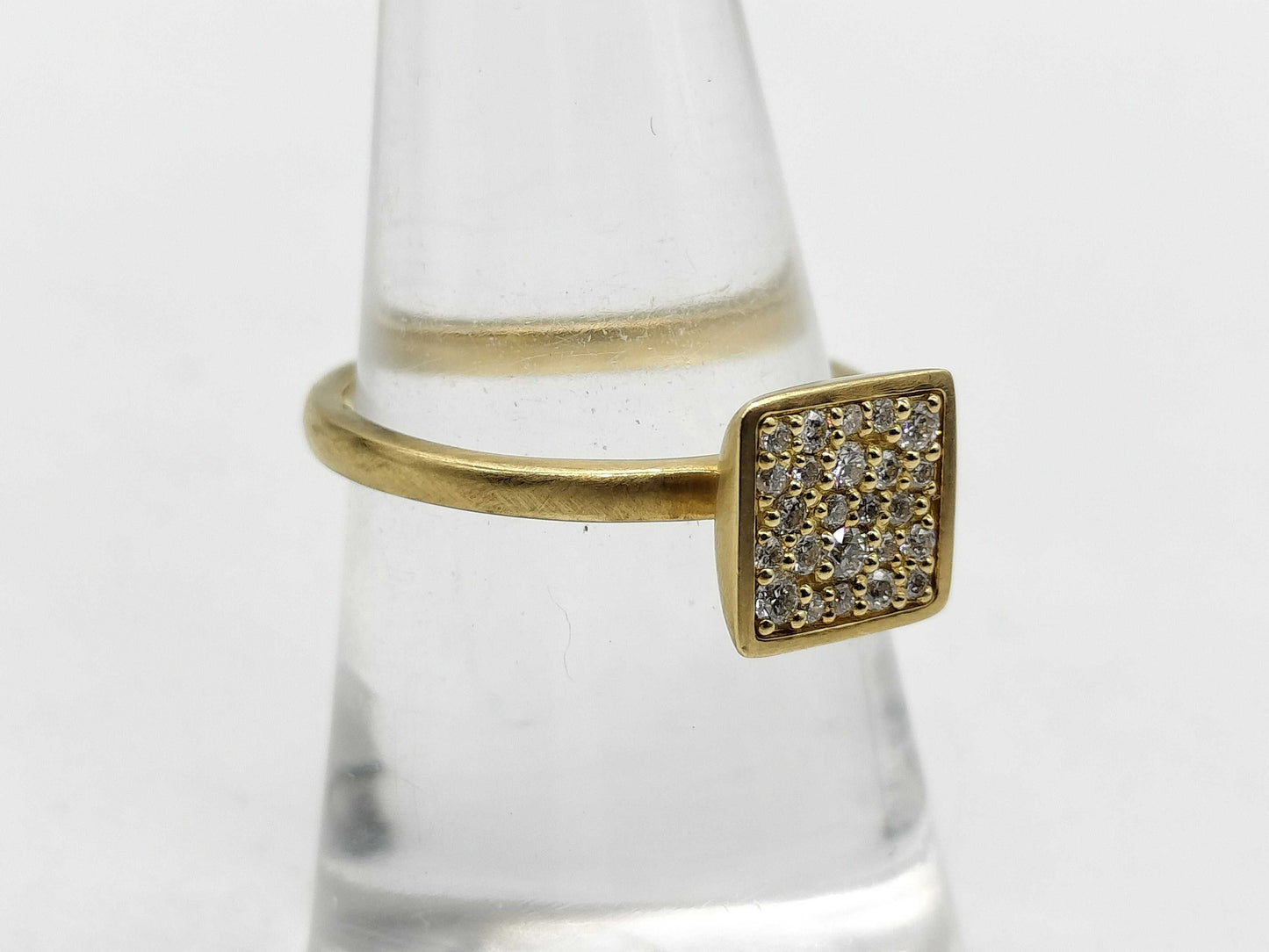 D0.17ct K18 3.5g Ring
