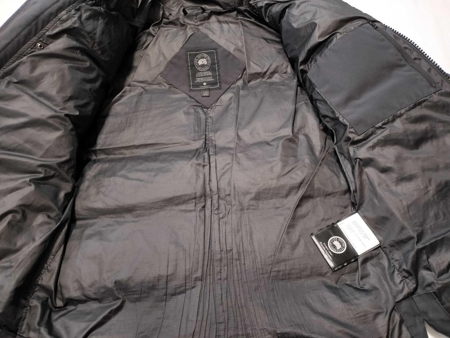 Canada Goose Black Label Hooded Down Jacket RN153934