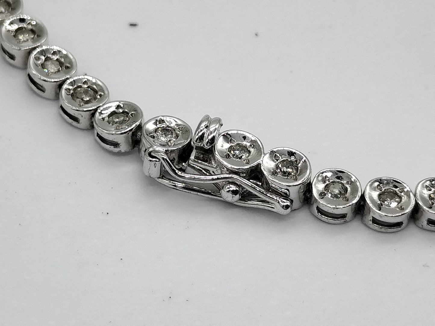 D1.00ct. Pt850 9.1g Bracelet/Bangle