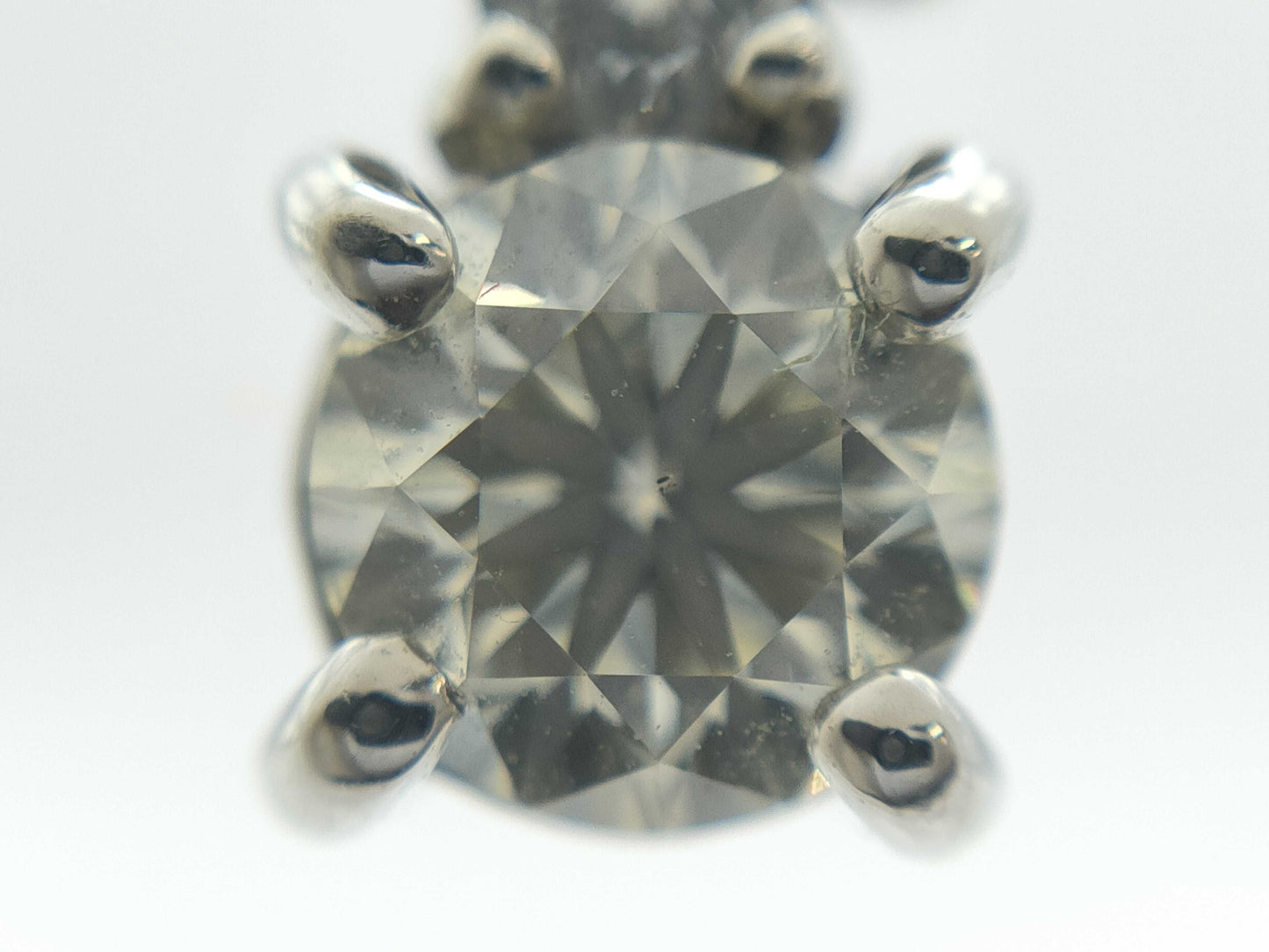 D0.301ct FD0.04ct Pt900/850 4.9g Necklace