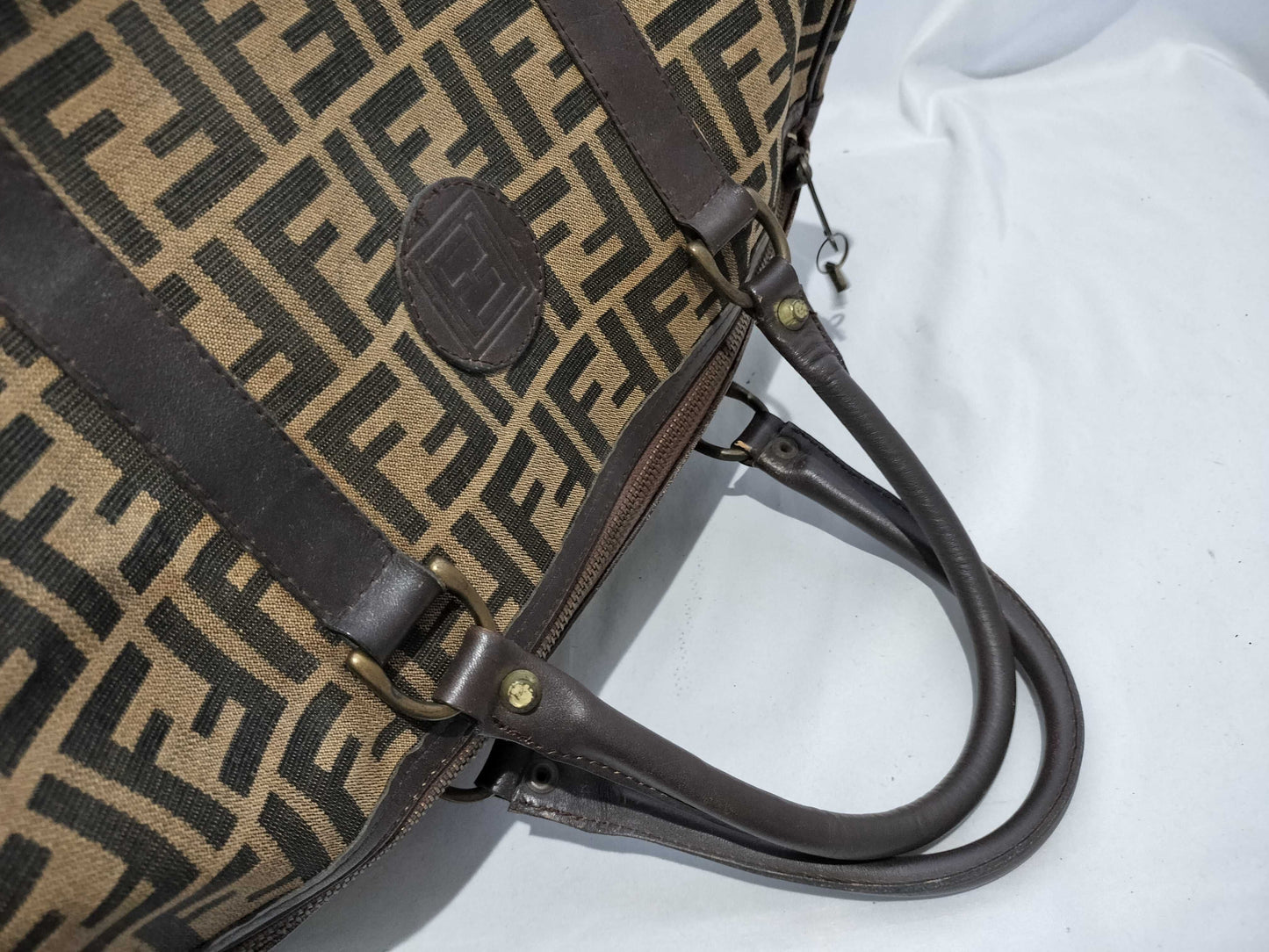 (10463_0061) GUCCI GG Canvas 2 Boston Bags 2 Hand Tote Bags Fendi Including Boston Bags