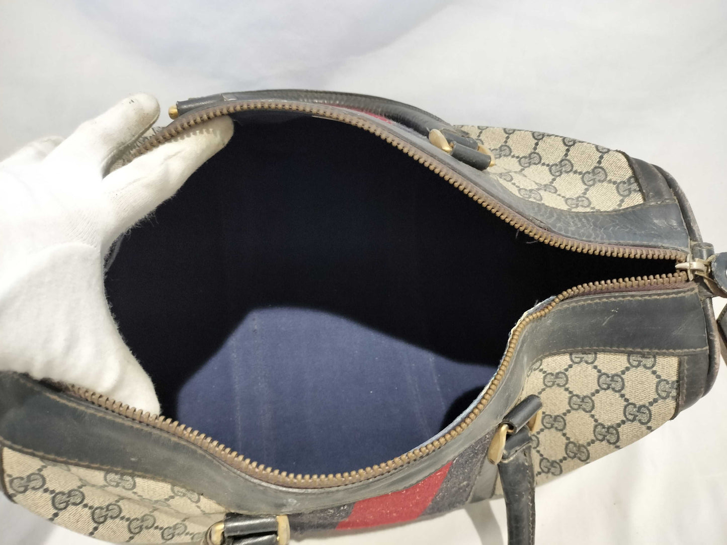 (10463_0061) GUCCI GG Canvas 2 Boston Bags 2 Hand Tote Bags Fendi Including Boston Bags