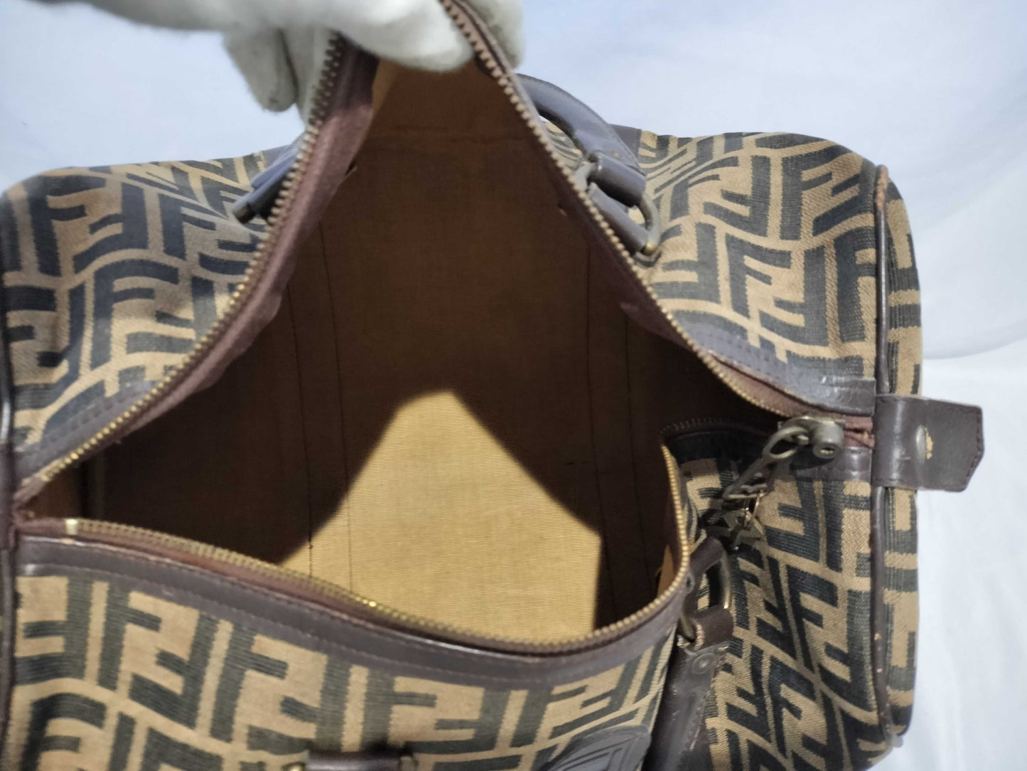(10463_0061) GUCCI GG Canvas 2 Boston Bags 2 Hand Tote Bags Fendi Including Boston Bags