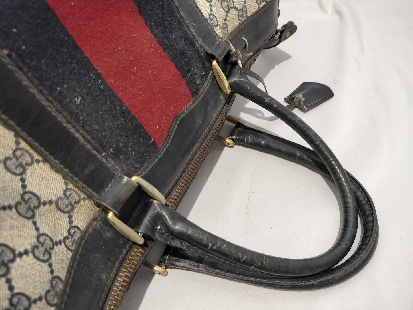 (10463_0061) GUCCI GG Canvas 2 Boston Bags 2 Hand Tote Bags Fendi Including Boston Bags