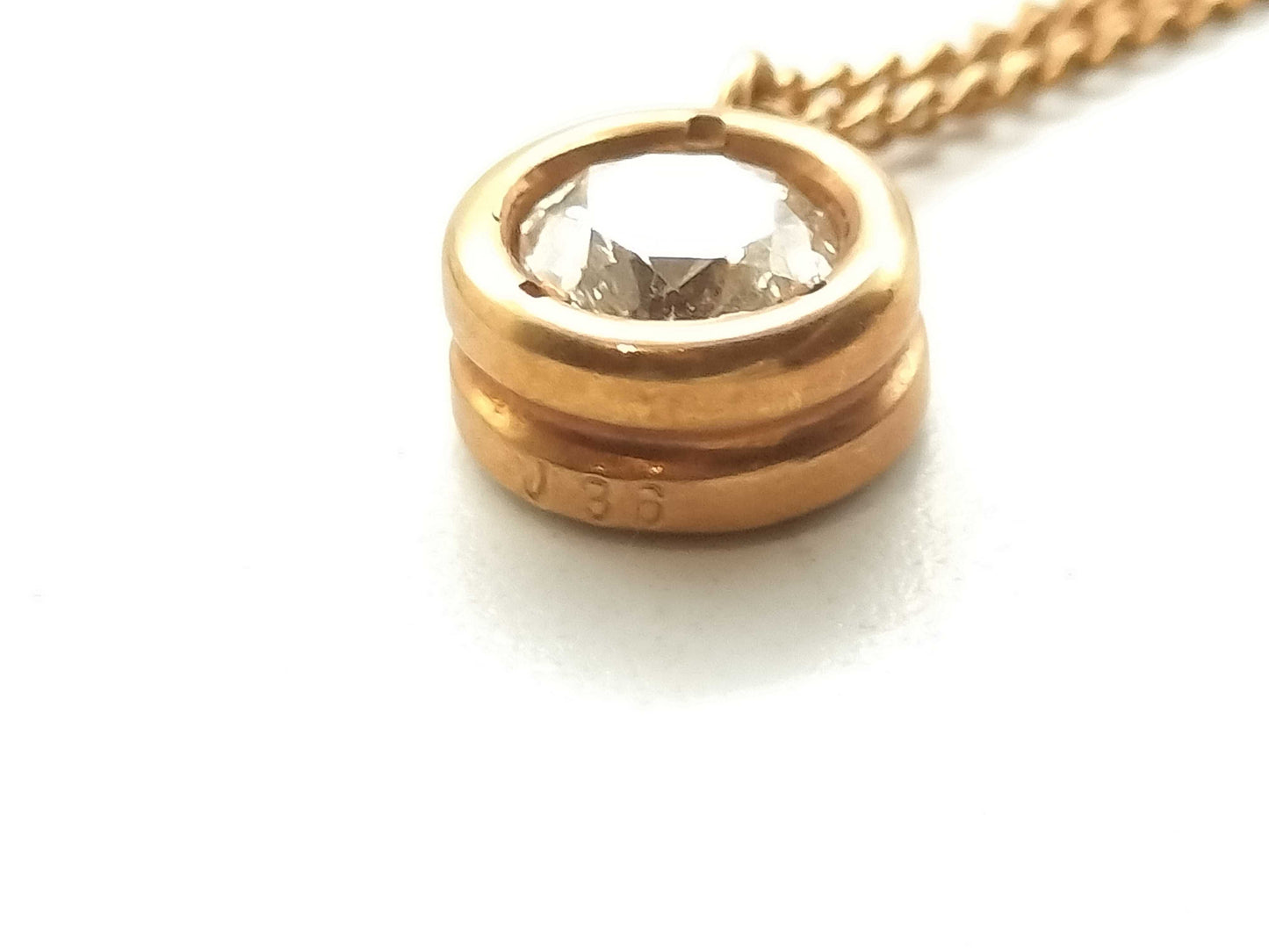 D0.36ct K18 2.5g Necklace