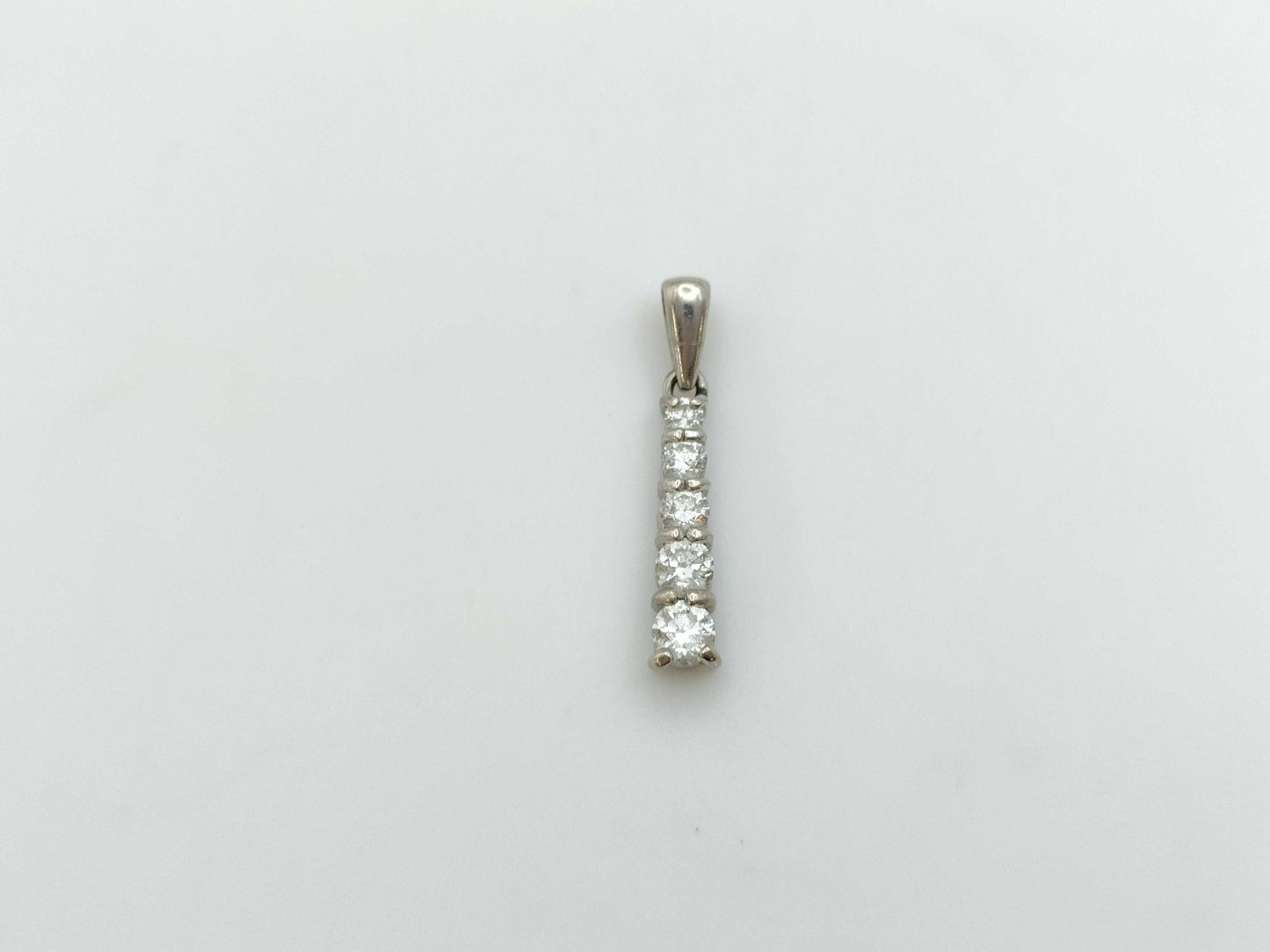 D0.32ct K18WG 1.1g Pendant Top