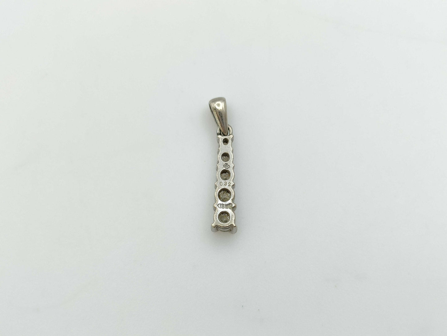 D0.32ct K18WG 1.1g Pendant Top
