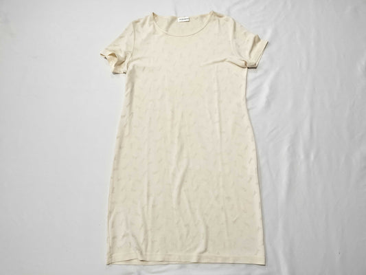 Yves Saint Laurent Vintage/Cassandra Logo Short Sleeve Dress