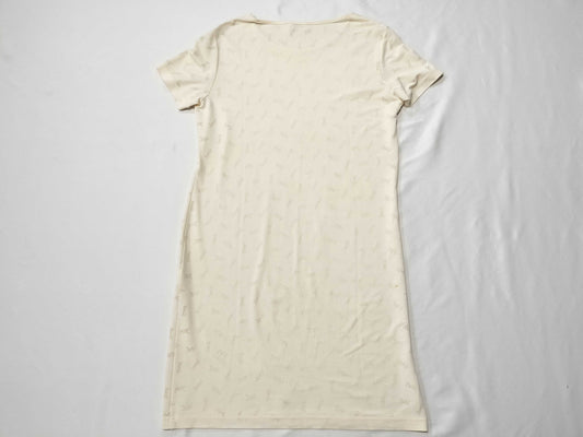 Yves Saint Laurent Vintage/Cassandra Logo Short Sleeve Dress