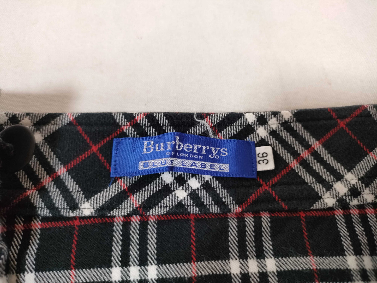 BURBERRY Blue Label Skirt, Nova Check, Black Skirt