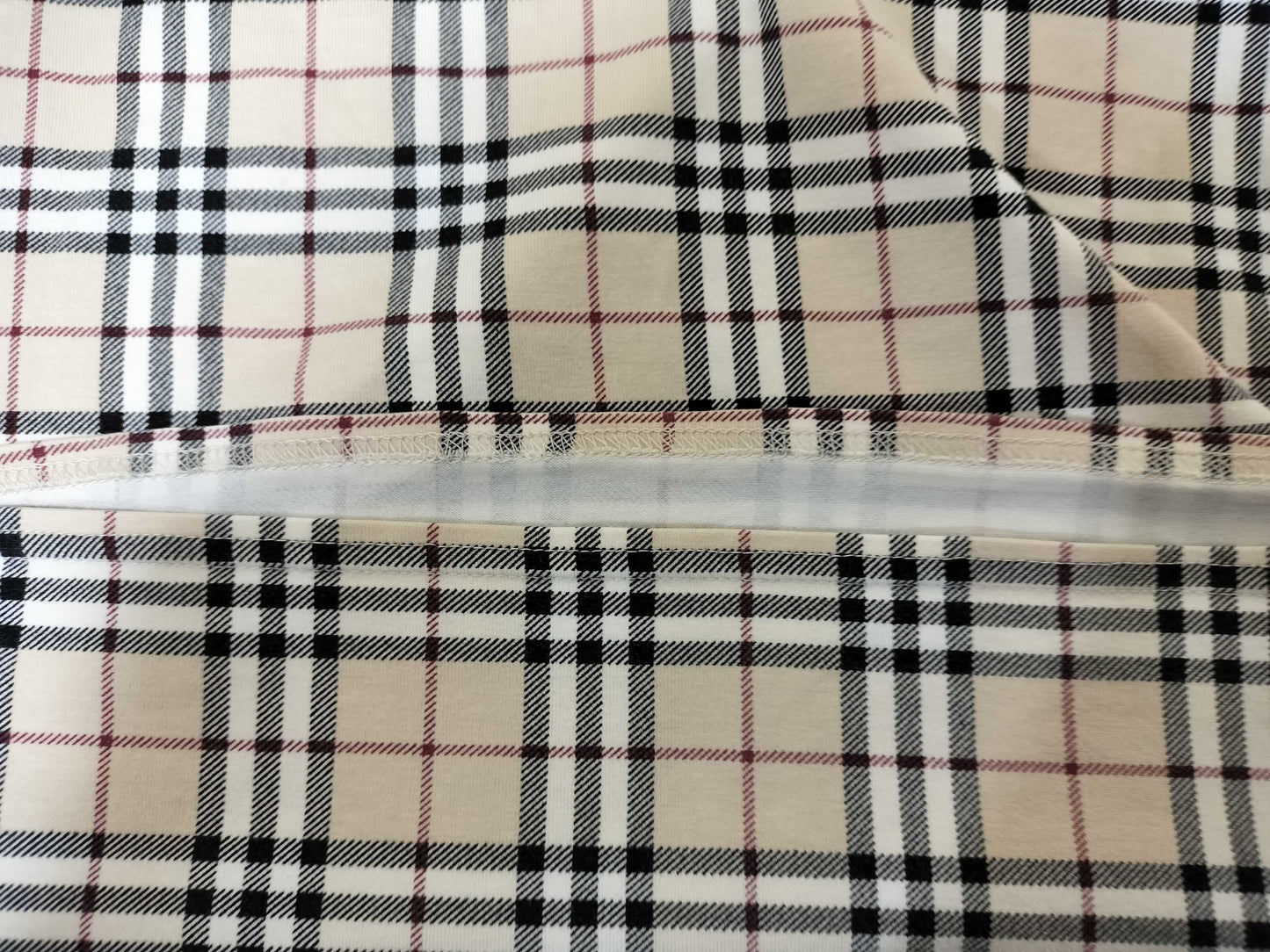 BURBERRY Burberry Check Pattern Size 2 T-shirt