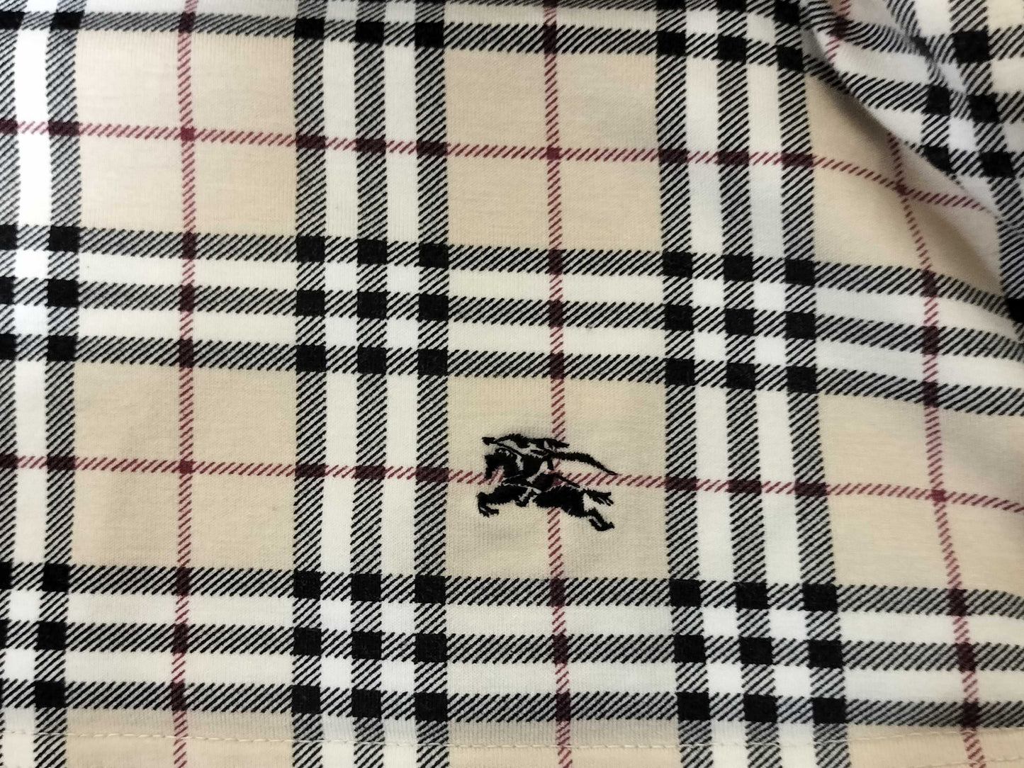 BURBERRY Burberry Check Pattern Size 2 T-shirt
