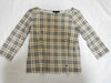 BURBERRY Burberry Check Pattern Size 2 T-shirt