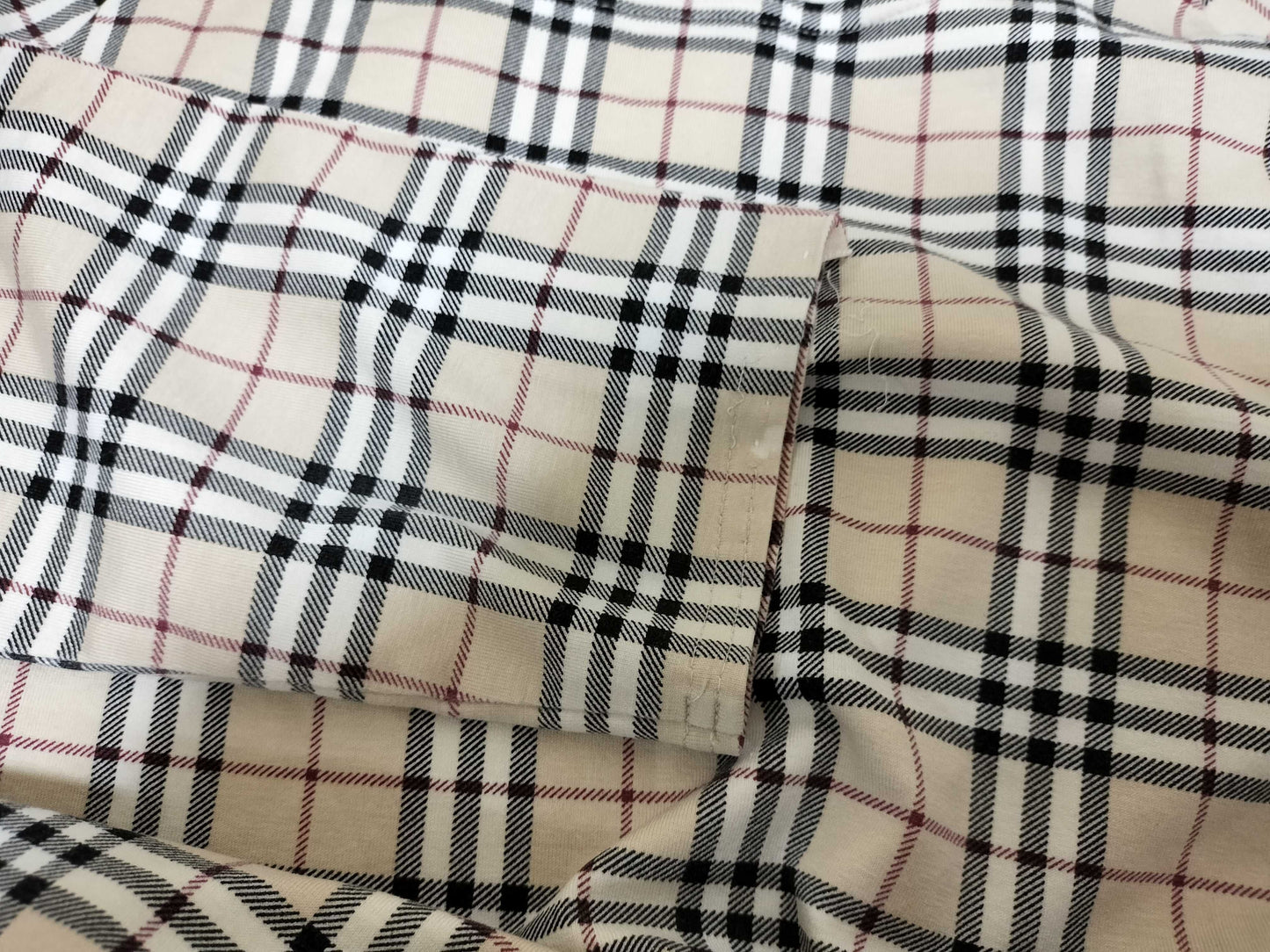 BURBERRY Burberry Check Pattern Size 2 T-shirt