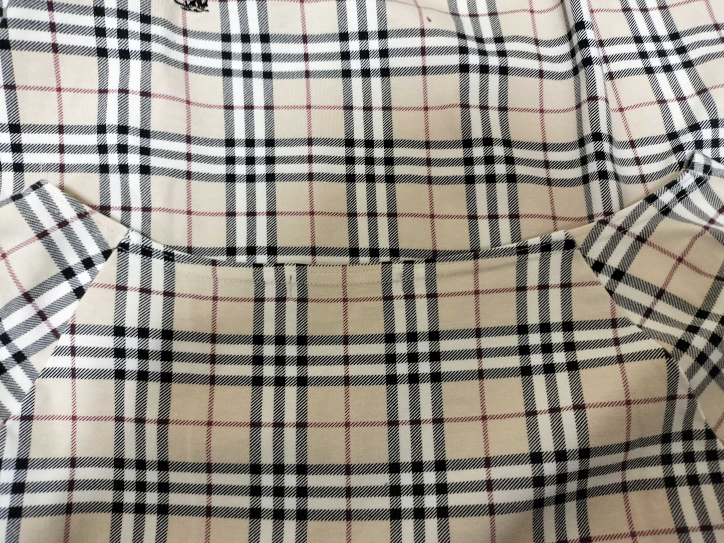 BURBERRY Burberry Check Pattern Size 2 T-shirt