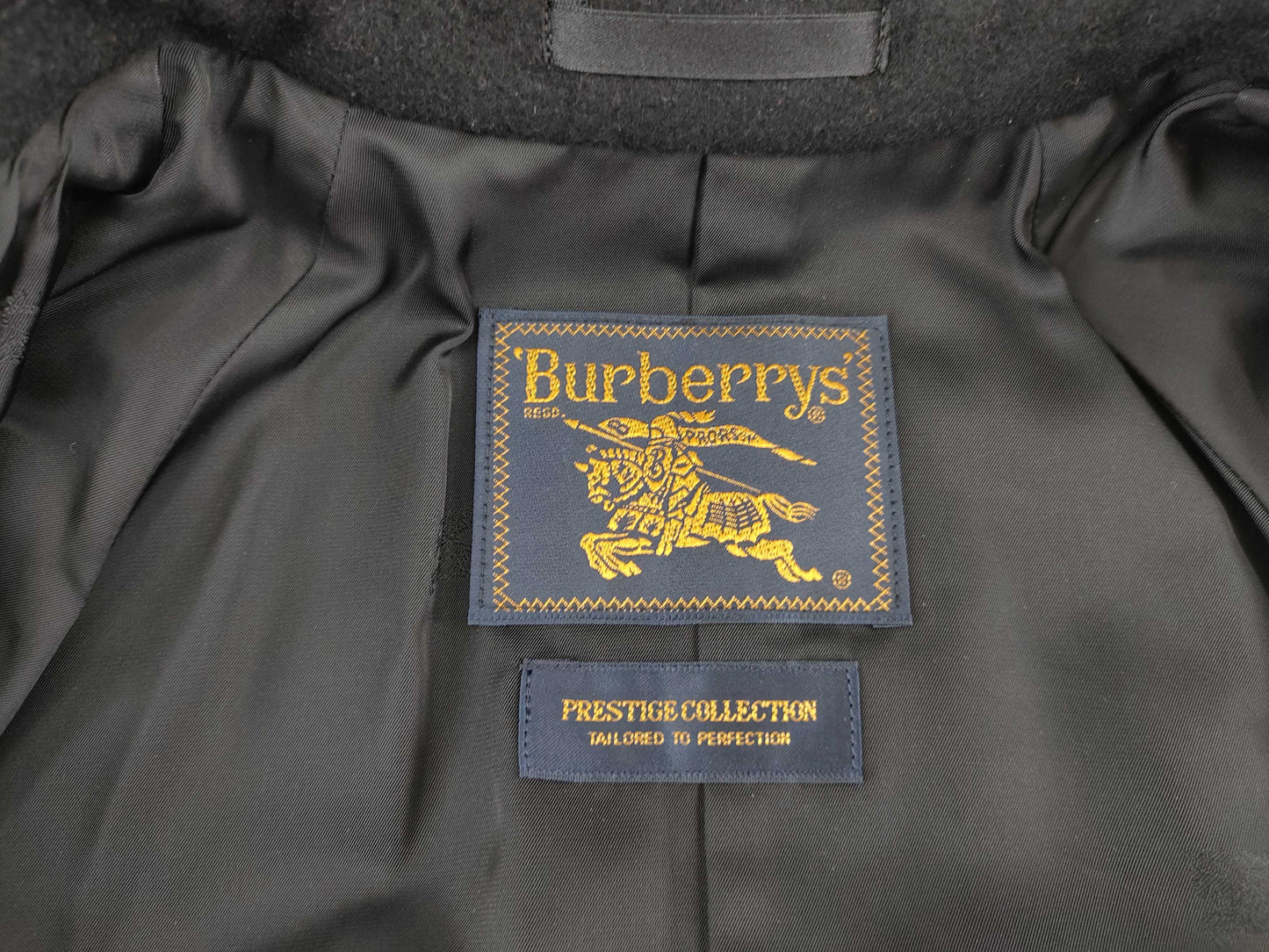 BURBERRY Wool Coat Black Coat