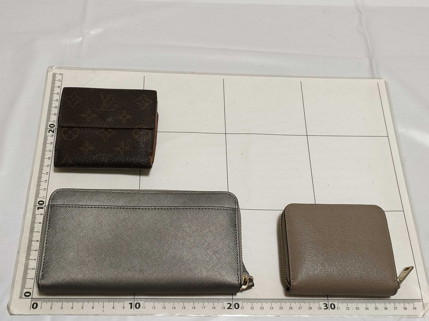 LOUIS VUITTON Monogram Double Hook/Kate Spade/FURLA Wallet Set
