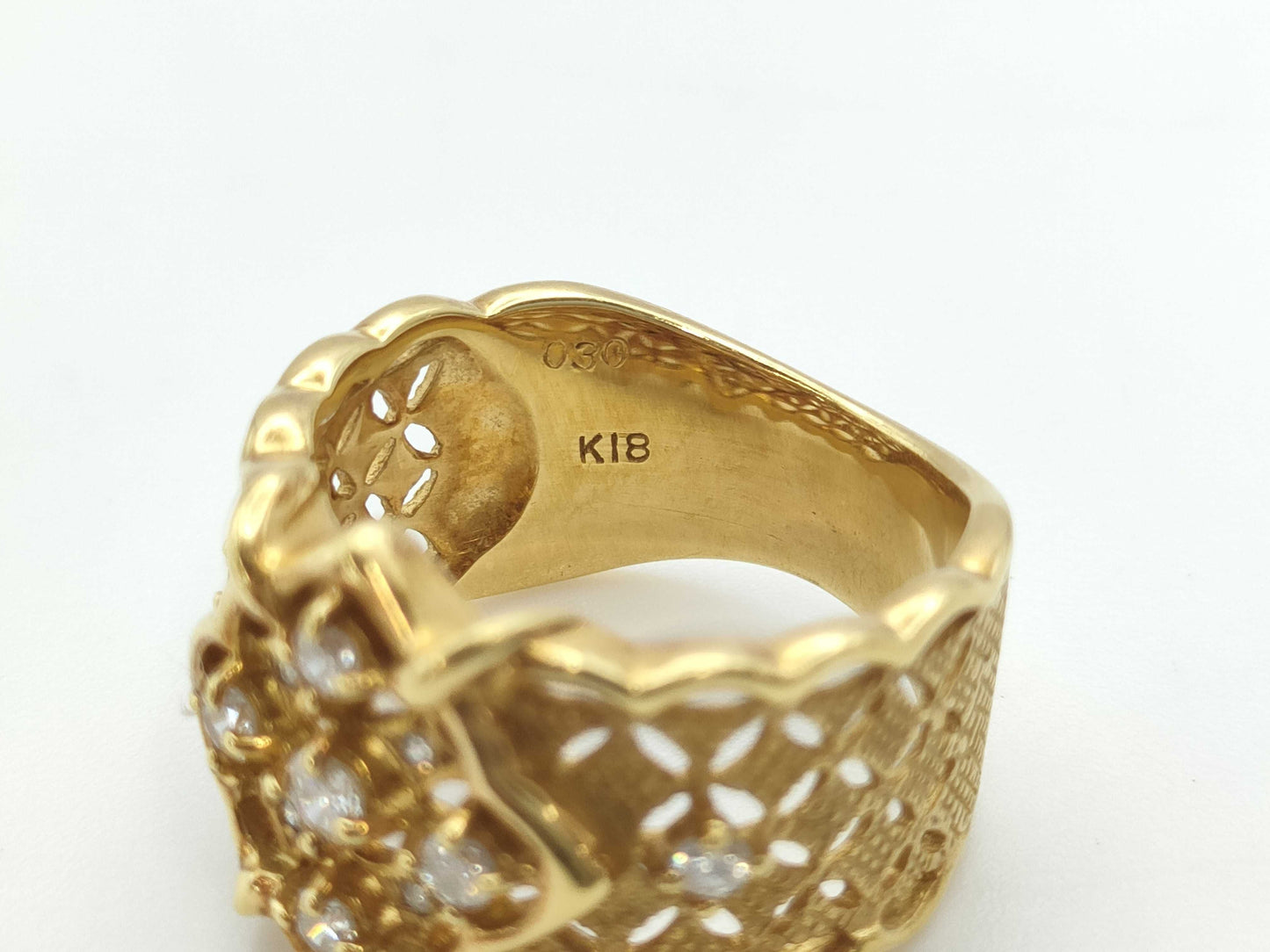 D0.30ct K18 8.3g Ring