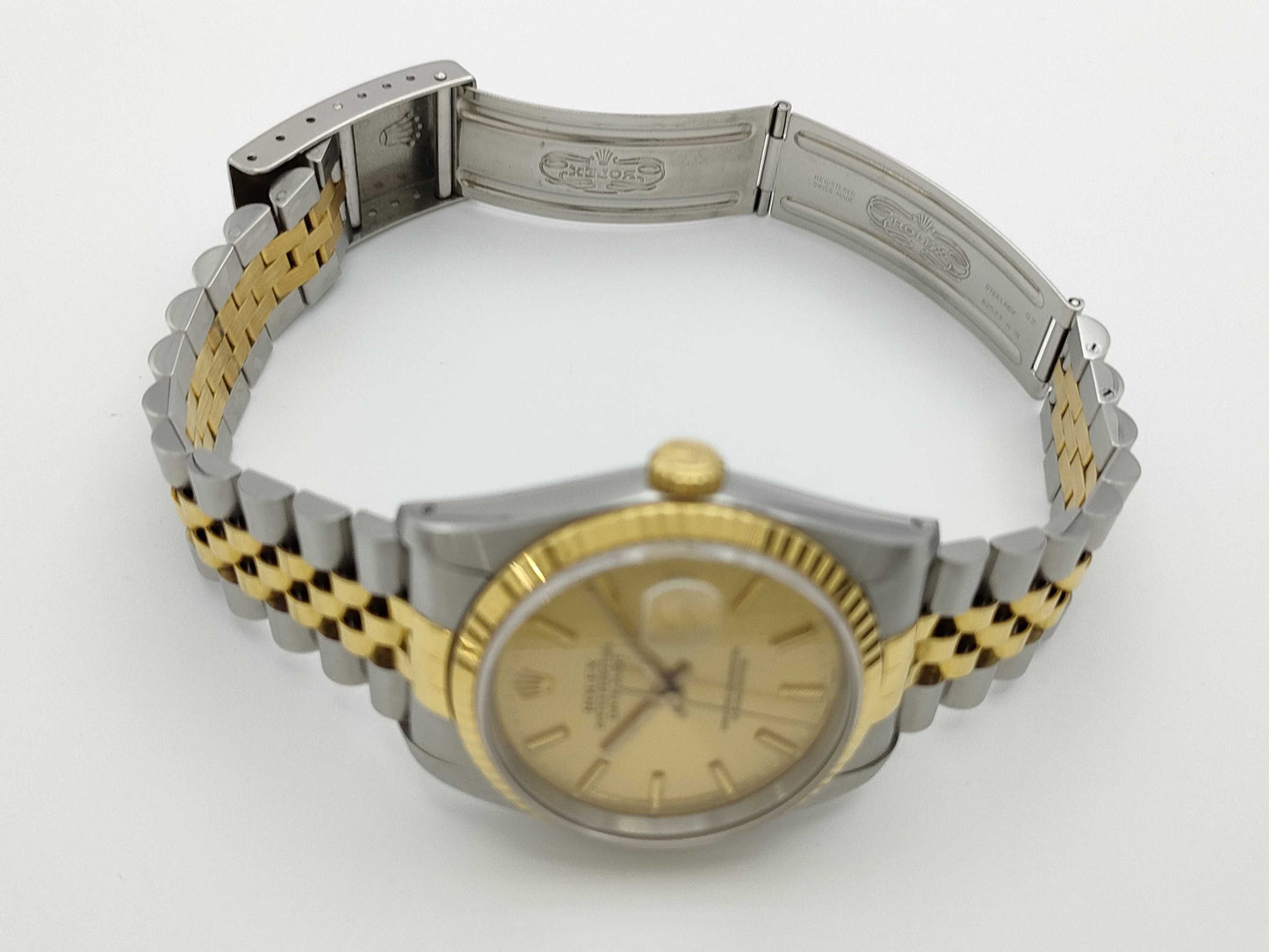 ROLEX 16233 L887815 Champagne Dial Boys' Watch